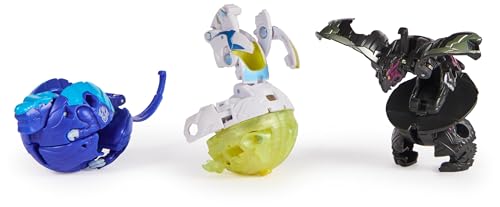 BAKUGAN 3.0 - Starter Pack - 2 Billes, 1 Bille Special Attack, 1 Anneau de Combat, 1 Carte Lanceur et 9 Cartes - Collection Jouet - Jouet Enfant 6 Ans Et + - Modèle Aléatoire