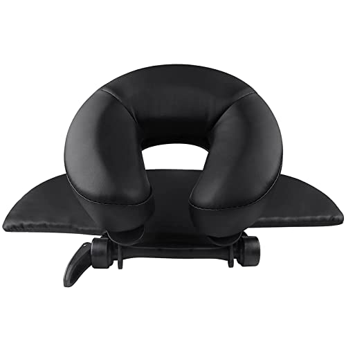 HCZKIUJY Almohada portátil para Boca Abajo después de una cirugía Ocular, cojín para Camilla de Masaje, reposacabezas Ajustable, Almohada Facial con Plataforma, para Silla de Masaje y (Purple