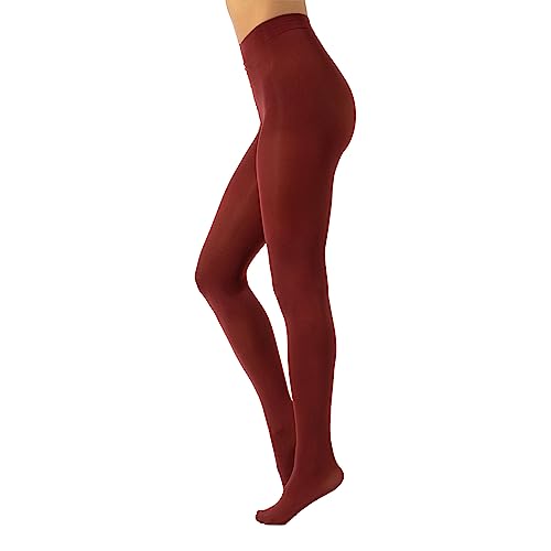 Image of CALZITALY Opaque Colour Tights - 80 DEN Thick Tights, Microfiber Pantyhose, S - 4XL Available in Plus size - Italian Hosiery
