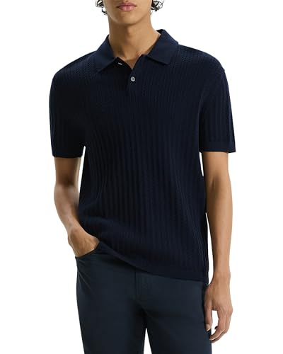 Theory Men's Ss Ca Polo in Breach