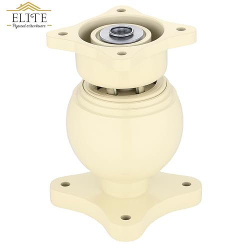 Image of Elite Heavy Duty Wall Mounted Magnetic Door Stopper Catcher, Size 5 Number, for Main Door, Bed Room Door, and All Other Type Doors Protection, Pack of 4 (Ivory)