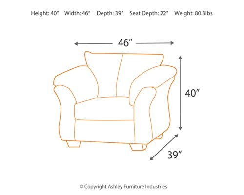 Signature Design By Ashley Darcy Casual Plush Chair, Grayish Brown #TOP2