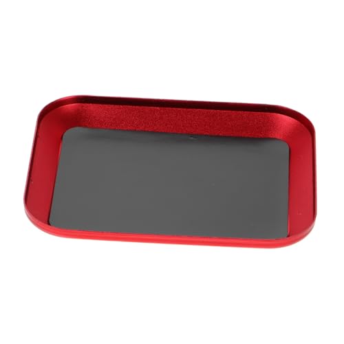 VILLCASE アルミ合製スクリュートレイ マグネット式小型属部品収納トレイ ネジ ワッシャー ナット ボルト整理用 モデル修理 ガレージ作業向け