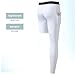 Hovershoes One Leg Compression Tights Full Length Basketball Men Single Leg 3/4 Legging Compression Pants Sport Base Layer