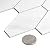 Avant Decor | Peel and Stick Kitchen Backsplash Tiles | Stone Composite Wave | Stick On Wall Tiles | Easy DIY Installation | 5” x 5” | Sample Tile