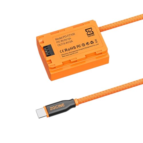 HangTon PD USB-C 9V a NP-FZ100 Batería ficticia para Sony FX30 FX3 A7CR, A7C II, A7C, ZV-E10 II, A9 III, A6700, A7R V, A7S III, ZV-E1, A7R IV, A1, A7 IV, A7 III, A6600, A7R Cámara III - imagen 2