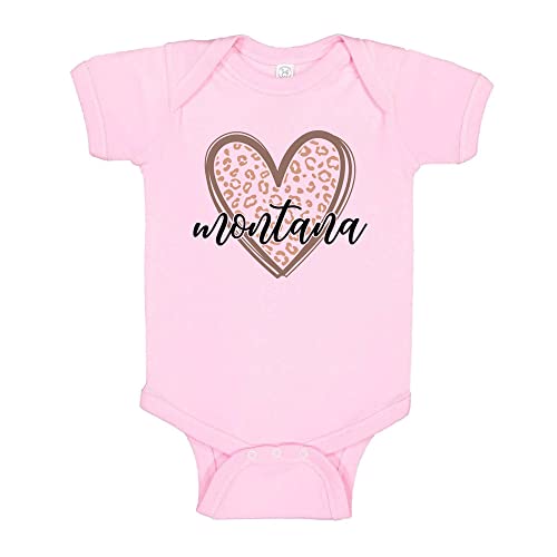 TATY Kids Leopard Heart Montana Baby Infant Bodysuit