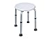 AUTONOMIE ET BIEN ETRE Sgabello da Doccia, Metallo, Bianco, 36 à 54 cm