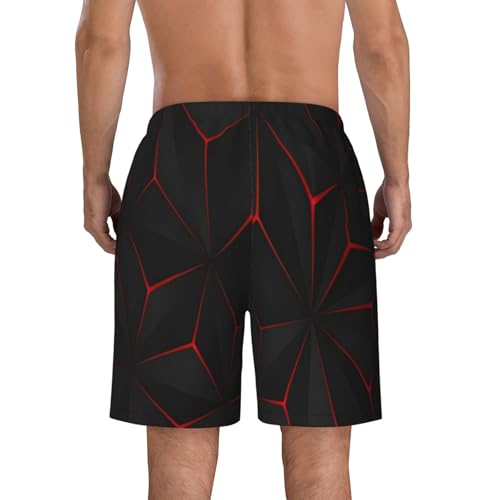 Mens Swim Trunks with Mesh Lining,Quick Dry Big Tall Board Shorts Swimsuit Beach Pants Swimwear Bathing Suits4