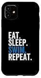 Eat Sleep Swim Repeat Funny Swimming Water Sport