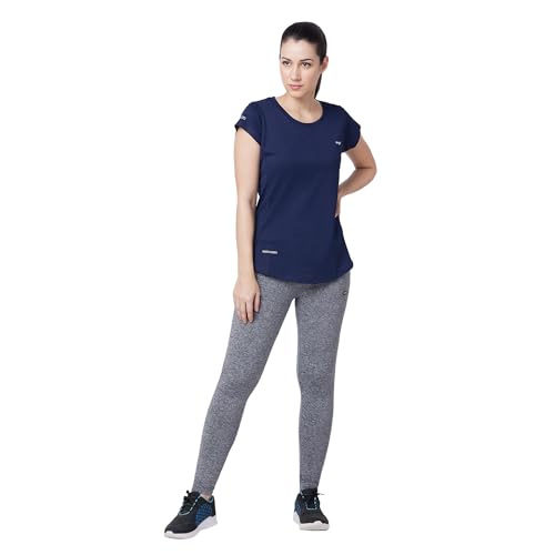 Image of berge' Ladies Polyester Dry Fit Western Shirts & Tshirts for Women, Quick Drying & Breathable Fabric, Gym Wear Tees & Workout Tops|Half Sleeve T-Shirt|Running Tshirts for Women