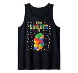 Camisa divertida para un niño o niña de octavo cumpleaños que ama construir con bloques y ladrillos de juguete para fiesta de cumpleaños. Lleva esta impresionante camiseta en 8 a la escuela, fiesta o dormir. Los niños se sentirán increíbles y les encantará este divertido diseño ideal para constructores de ladrillos y bloques.