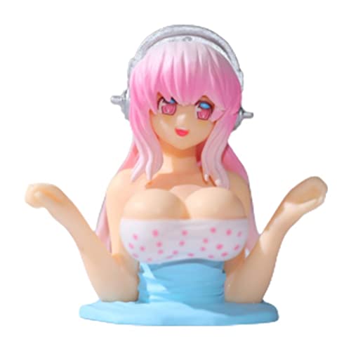 Guiiy Kanako Chest Shaking Ornaments Figur Statue Spielzeug für Auto-Heimdekoration Cover