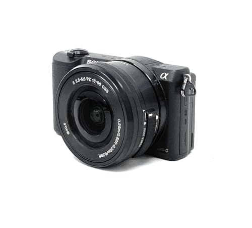 Sony ILCE5100LB Appareil Photo Numérique Hybride, Capteur APSC , 24 Mpix, Autofocus Rapide Noir + Objectif 1650 mm