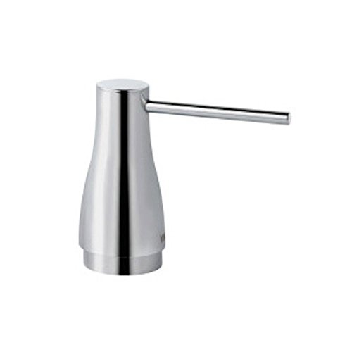 KWC Z.536.063.151 Franke Eve 063.151-Dispenser per Sapone Liquido, 119.0308.349,Colore: Nero Cromato