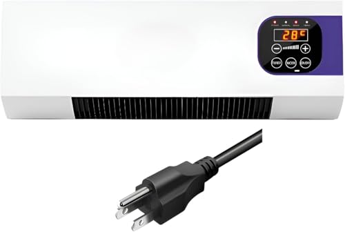 Citybaby ポータブルエアコン 壁掛け式 スポットクーラー 自然風/温風機能 リモコン付き 16-40℃調節 10秒ウォームアップ 除湿機能 110V 省エネ 6時間タイマー リビング、寝室、脱衣所など家庭用に最適 コンパクト 一年中使用可能 [並行