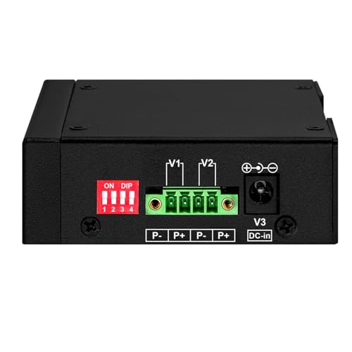 Convertidor de medios Ethernet 10G para redes industriales expuestas al exterior