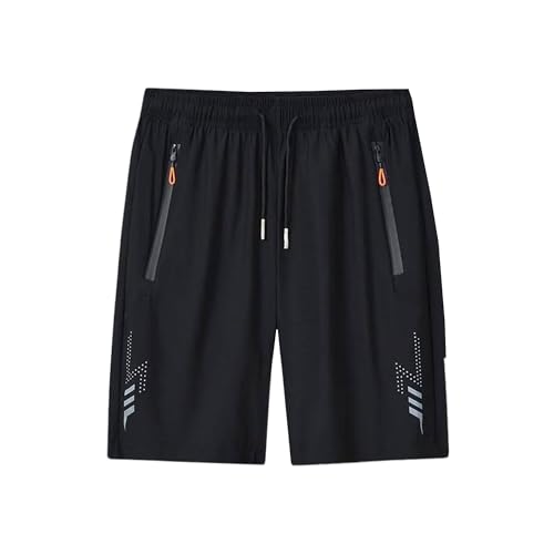 Kit c/ 3 Bermudas CORRIDA Academia Bolso Zíper Tecido Gelado com Elastano 952 (BR, Alfa, GG, Regular