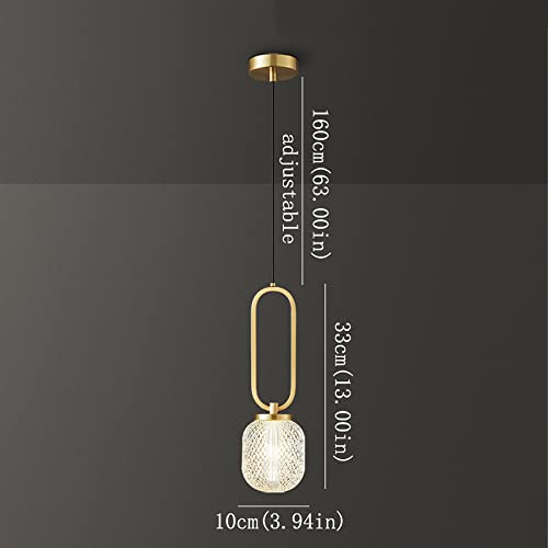 Lampe à suspension de chevet pour libérer l'espace de nuit