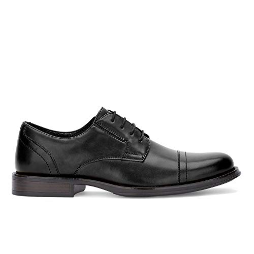 Dockers Garfield Dress Shoes for Men Cap Toe Mens Oxford Shoes, Black, 11 - image 7