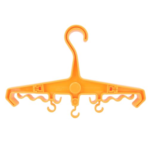 Hanger, Scuba Hanger, BC Regulator Hanger, Anti Slip, with Ergonomic Design, Multipurpose Heavy Duty Hanger, Portable Diving Gear for Travel Water Sports (Orange)