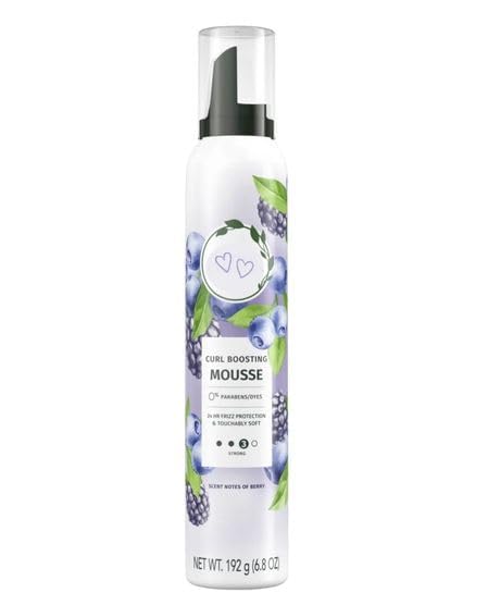 ℍ𝕖𝕣𝕓𝕒𝕝 𝔼𝕤𝕤𝕖𝕟𝕔𝕖𝕤 Curl Enhancing and Volumizing Mousse for Long-Lasting All-Day Hold, Frizz Control, and Defined, Bouncy Curls, 6.8 fl oz (Pack of 1)