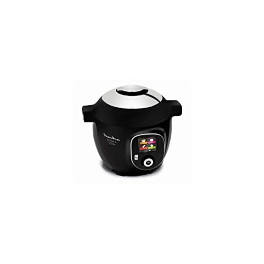 Moulinex Multicuiseur Intelligent Cookeo+ Connect via Application Bluetooth 6L 6 Modes de Cuisson 200 Recettes Préprogrammées Jusqu'à 6 Personnes Noir CE857800