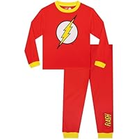 DC Comics The Flash Pijama para niño de Manga Larga, Conjunto de