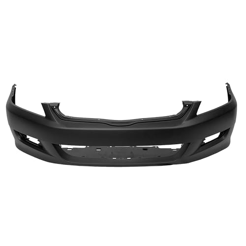 FitParts Compatible with Front Bumper Cover Fascia 2006-2007 Honda Accord Coupe EX LX Coupe 06-07. New Primed Without Sensor Holes, With Fog Light Holes. HO1000234 04711SDNA81ZZ