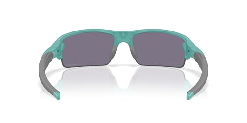 Oakley Men's OO9271 Flak 2.0 Low Bridge Fit Polarized Rectangular Sunglasses, Matte Pacific/Prizm Grey, 61 mm4