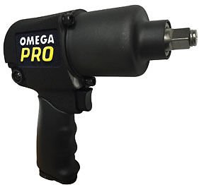 Omega Pro 82002 Omega Pro 1/2" Dr. Air Impact Wrench, 8.6" Height, 10" Width, 17.7" Length