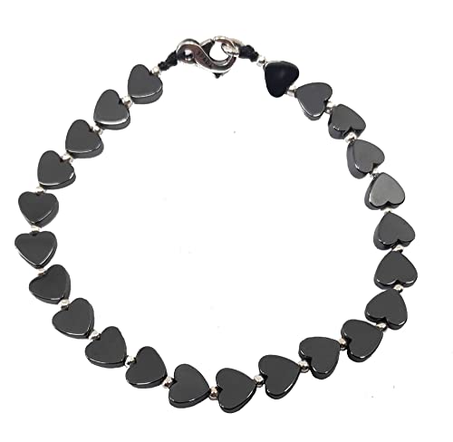 Spadarella bracciale unisex con cuori da 6 mm in