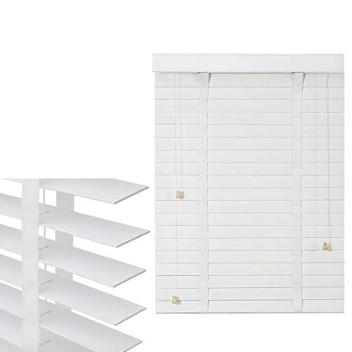 Generic Holzjalousie 5cm Lamellen KCDBDMKKZ-WHITE Weiß
