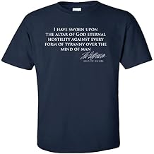 Gadsden and Culpeper Thomas Jefferson T-Shirt - العداء على الاستبداد - أزرق