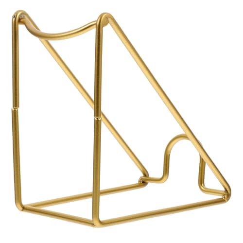 HIAKDOFT Soporte Metálico Dorado para Botellas de Vino Estante Decorativo de Mesa para Exhibición Organizador Resistente para Cocina y Bar Almacenamiento Práctico para del Vino