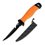 Dispatch Fish Fillet Knife and Bait Knife - Stainless Steel Blade with Corrosion Resistant Coating -