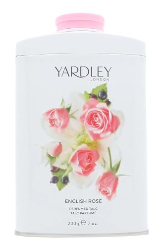 Yardley English Rose by Yardley of London for Women Perfumed Talc, 7 Ounce