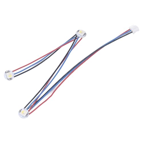 Upgraded RGBW Mini Button PCB LED Welded with PTFE Cable, Extruder Hot End Light Bar for 2.4 Stealthburner 3D Printer, D