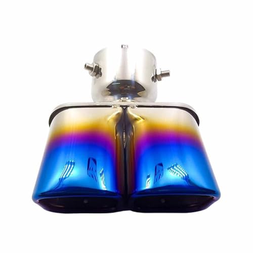 Tuyau d'échappement Prado Série 150 : embout de silencieux en acier inoxydable bleu premium