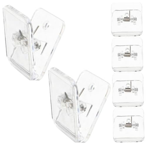 HANABASS Dog Potty Pad Wall Holder Adhesive Training Pad Clips for Dogs 6 Pack No Slip Indoor Use