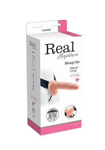 GODE CEINTURE VIBRANT REAL RAPTURE AIR FEELING 8" BLANC