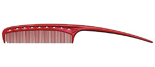 YS Park 104 Half Moon Tail Comb - Red