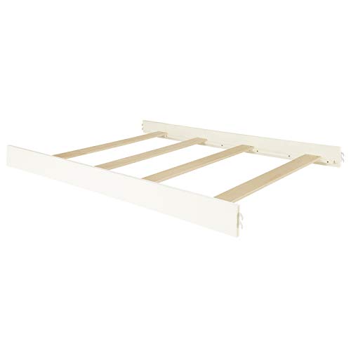Evolur Signature Westbury Convertible Crib Wooden Full Size Bed Rail, Aged White #TOP24