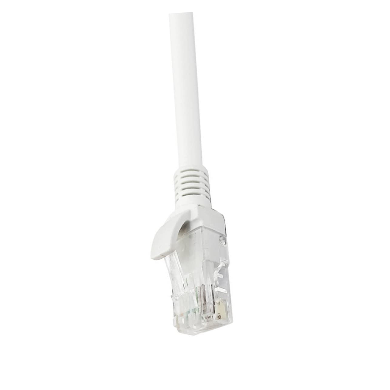 Câble Ethernet Cat6 Rj45 50m en Cuivre et Plastique Blanc | Jumper Réseau, pour Téléphones Voip et Nas, Transmission 100m, Applications Cat6