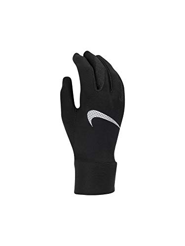 NIKE Men's Essential Hat and Glove Set Winter Set Hat and Gloves Running Training, Black/Black/Silver, S/M - Image 2