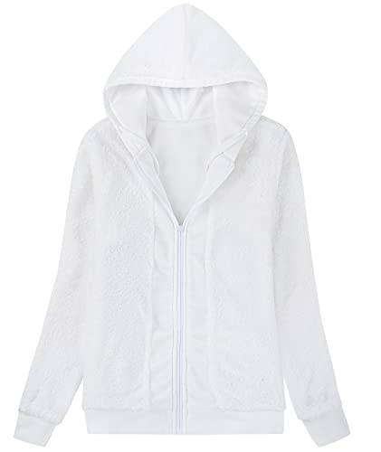 Image of SWISSWELL Hoodies for Women Winter Fleece Sweatshirt - Full Zip Up Thick Sherpa Lined Hooded Jacket