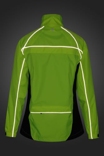 Foto von Mountain Warehouse Adrenaline wasserdichte Damen-Regenjacke - als atmungsaktive Reitjacke, Fahrradjacke, Laufjacke oder Trainingsjacke für Damen bei Regen geeignet Gelb (01) 40