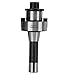 High Thermal Strength Shell Mill Arbor Holder Adapter, CNC Milling Machine Accessories, R8 FMB40 with 0.005mm Accuracy, Double Sided Card Key for Heavy Cutting