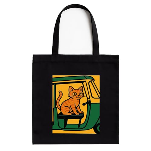 Tote Bag for Women Cotton Tote with Zipper | Eco Friendly Reusabl...