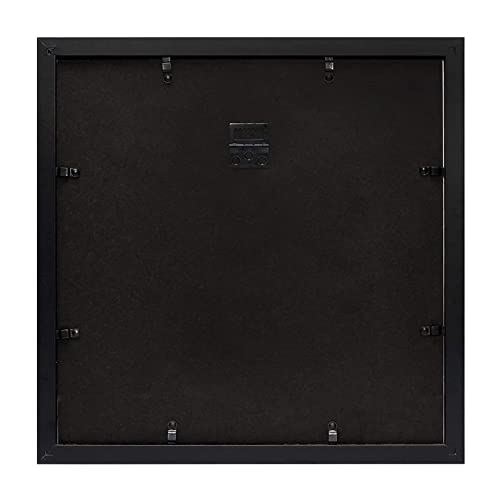 Golden State Art, 12X12 Frame With Mat, Displays 8X8 Square Picture Or 12X12 Gallery Wall Frame For 30X30 Cm Diamond Paintings Prints Photos (Black, 1-Pack, Plexiglass) #TOP2